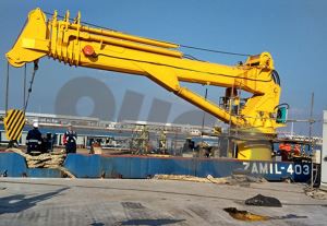 31m Long Range Telescopic Boom Marin Crane pedestal teknik