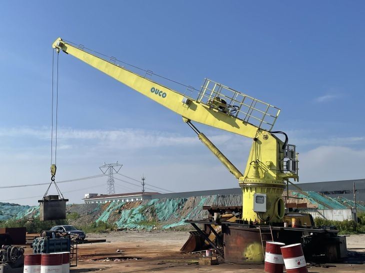 Stiff Boom Offshore Deck Crane 5T@15M, General Cargo Crane